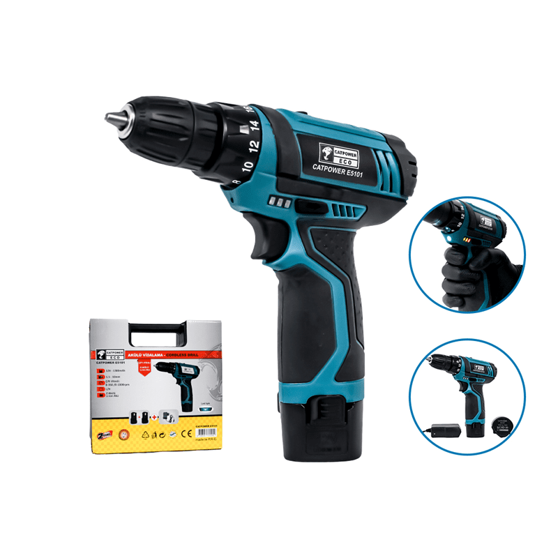 CATPOWER AKÜLÜ VİDALAMA 12V Lİ-İON 1.3 Ah resmi