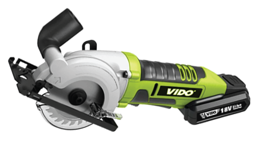 VIDO 18 Volt Mini Akülü  Daire Testere Makinesi (WD041220180) resmi
