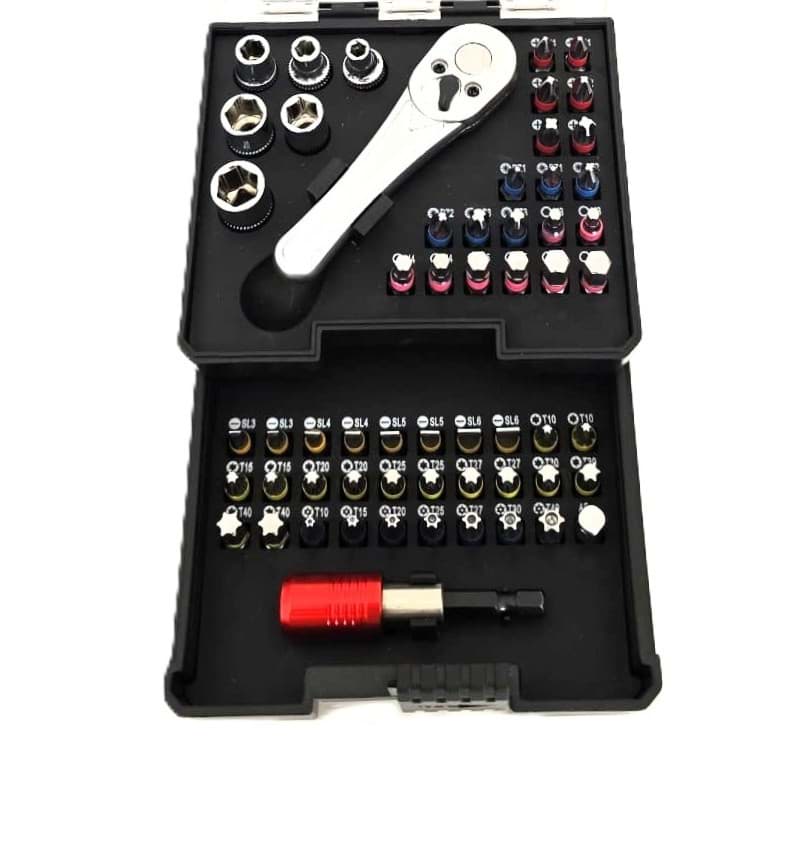 NT TOOLS NT 1/4’’ Lokmalı Bits Seti S2 58 Parça NCSETH058 resmi