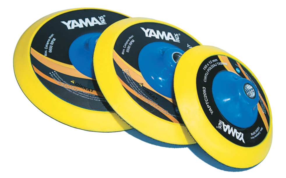 YAMA Velcro M14 Profesyonel Orta Sert Çırtlı Zımpara Tabanı 115mm resmi